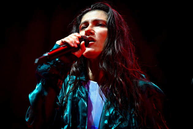 Elisa performing and singing on stage during Elisa - Back To The Future Live Tour 2022, Italian singer Music Concert in Treviso, Italy, August 02 2022  Copyright: xEttorexGriffonix xipa-agency.netx xLivexMediax
