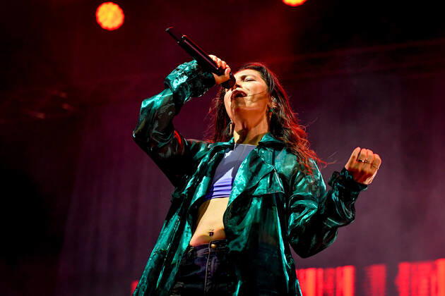 Elisa performing and singing on stage during Elisa - Back To The Future Live Tour 2022, Italian singer Music Concert in Treviso, Italy, August 02 2022  Copyright: xEttorexGriffonix xipa-agency.netx xLivexMediax
