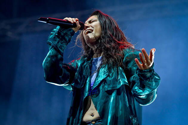 Elisa performing and singing on stage during Elisa - Back To The Future Live Tour 2022, Italian singer Music Concert in Treviso, Italy, August 02 2022  Copyright: xEttorexGriffonix xipa-agency.netx xLivexMediax