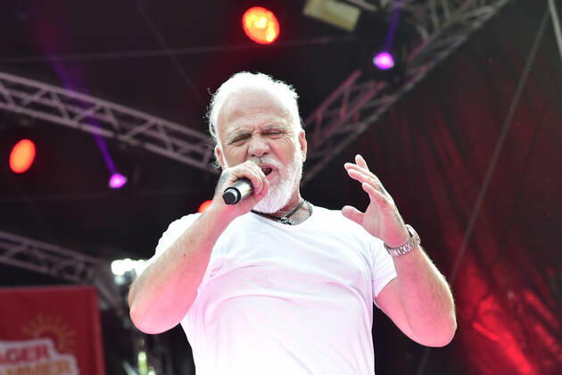 8 ten schlagerHammer 2022 Nino de Angelo at the 8 Schlager Hammer, venue in ORANIENBURG at the Orangerie Berlin 13 08 2022 Photopress Mueller Photopress Mueller