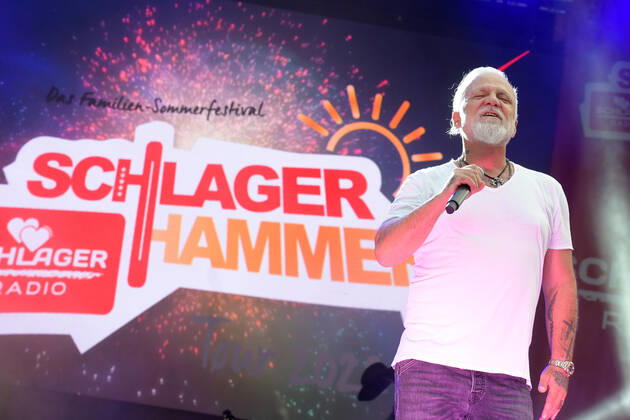 8 ten schlagerHammer 2022 Nino de Angelo at the 8 Schlager Hammer, venue in ORANIENBURG at the Orangerie Berlin 13 08 2022 Photopress Mueller Photopress Mueller