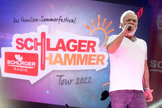 8 ten schlagerHammer 2022 Nino de Angelo at the 8 Schlager Hammer, venue in ORANIENBURG at the Orangerie Berlin 13 08 2022 Photopress Mueller Photopress Mueller