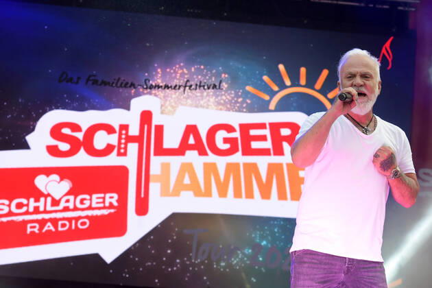 8 ten schlagerHammer 2022 Nino de Angelo at the 8 Schlager Hammer, venue in ORANIENBURG at the Orangerie Berlin 13 08 2022 Photopress Mueller Photopress Mueller