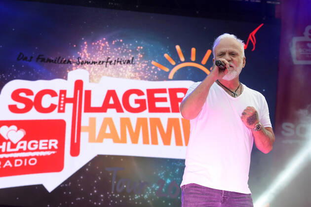 8 ten schlagerHammer 2022 Nino de Angelo at the 8 Schlager Hammer, venue in ORANIENBURG at the Orangerie Berlin 13 08 2022 Photopress Mueller Photopress Mueller