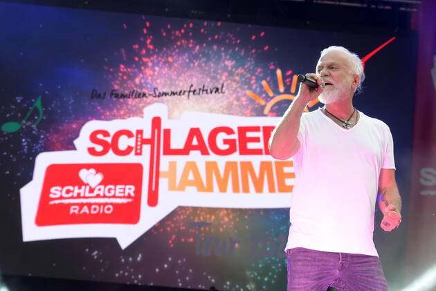 8 ten schlagerHammer 2022 Nino de Angelo at the 8 Schlager Hammer, venue in ORANIENBURG at the Orangerie Berlin 13 08 2022 Photopress Mueller Photopress Mueller