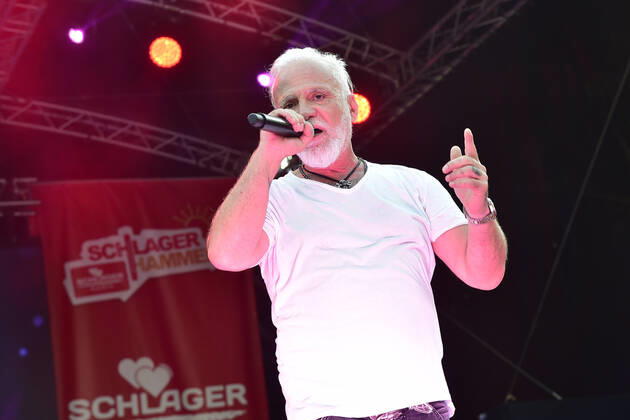 8 ten schlagerHammer 2022 Nino de Angelo at the 8 Schlager Hammer, venue in ORANIENBURG at the Orangerie Berlin 13 08 2022 Photopress Mueller Photopress Mueller