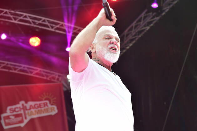 8 ten schlagerHammer 2022 Nino de Angelo at the 8 Schlager Hammer, venue in ORANIENBURG at the Orangerie Berlin 13 08 2022 Photopress Mueller Photopress Mueller