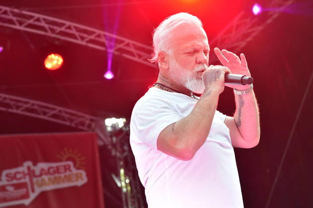 8 ten schlagerHammer 2022 Nino de Angelo at the 8 Schlager Hammer, venue in ORANIENBURG at the Orangerie Berlin 13 08 2022 Photopress Mueller Photopress Mueller