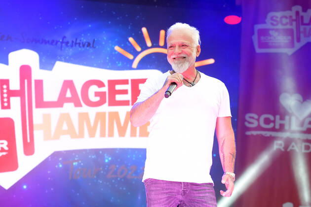 8 ten schlagerHammer 2022 Nino de Angelo at the 8 Schlager Hammer, venue in ORANIENBURG at the Orangerie Berlin 13 08 2022 Photopress Mueller Photopress Mueller