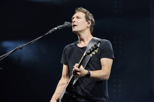 Riku Rajamaa of Sunrise Avenue live at a concert of the Thank You For Everything The Final Tour at ZAG Arena Hannover, 14 08 2022 Foto:xU.xStammx xFuturexImage