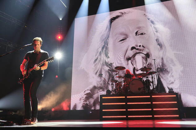 Riku Rajamaa and Sami Osala of Sunrise Avenue live at a concert of the Thank You For Everything The Final Tour at ZAG Arena Hannover, 14 08 2022 Foto:xU.xStammx xFuturexImage