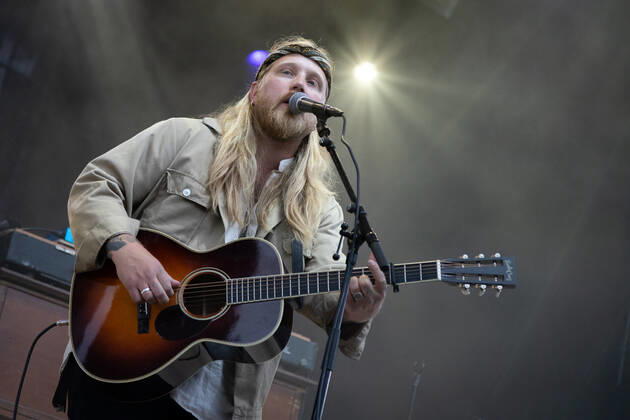 Jonas Brekke Trondheim, Norway. 13th, August 2022. The Norwegian singer and songwriter Jonas Brekke performs a live concert at Sverresborg Folkemuseum in Trondheim. Trondheim Norway  Copyright: xGonzalesxPhoto TorxAtlexKlevenx