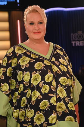 Comedienne Daphne de Luxe, civil name Daphne Haderlein as guest in the WDR talk show Kölner Treff