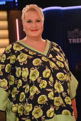 Comedienne Daphne de Luxe, civil name Daphne Haderlein as guest in the WDR talk show Kölner Treff