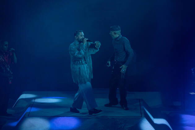 Karpe Oslo, Norway. 18th, August 2022. The Norwegian rap duo Karpe performs a live concert at Oslo Spektrum in Oslo. The duo consists of the two rappers Magdi Omar Ytreeide Abdelmaguid and Chirag Rashmikant Patel. Photo credit: Gonzales Photo - Per-Otto Oppi). Oslo Norway  Copyright: xGonzalesxPhoto Per-OttoxOppix