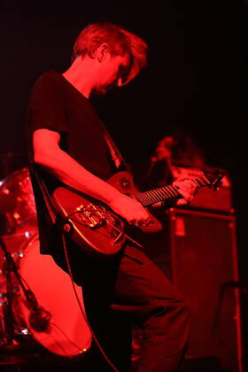 Dirk von Lowtzow of the band Tocotronic at a concert in the Columbiahalle in Berlin, 20 August 2022 Tocotronic concert Berlin