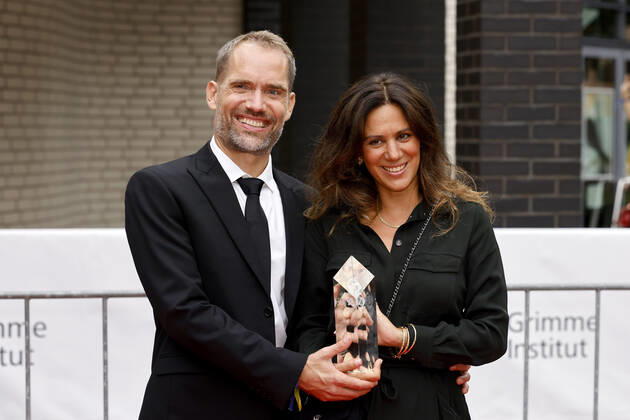 Director Christian Zübert and author Ipek Zübert at the 58 award ceremony of the Grimme Award 2022 in the theater of the city Marl Marl, 26 08 2022 NRW Germany Copyright: xChristophxHardtx