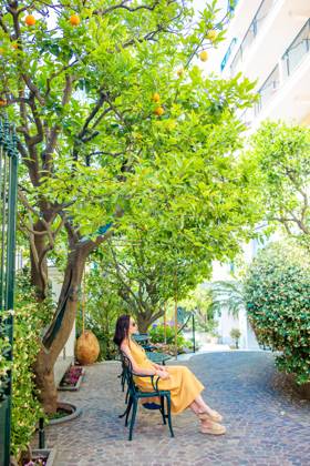 Woman in yellow dress in lemon garden of Sorrento at summer in Italy, model released, , 30503070.jpg, sorrento, lemon, woman, vacation, garden, relax, italian, enjoy, smell, amalfi, farm, italy, agriculture, amalfitana, branch, bright, bunch, citrus, closeup, crop, cultivated, culture, day, foliage, food, fresh, freshness, fruit, gardening, green, growing, growth, hanging, harvest, healthy, horticulture, juicy, leaf, lemons, mediterranean, nature, orchard, organic, plant, ripe, tranquil, tree, trees, vitamin, yellow,