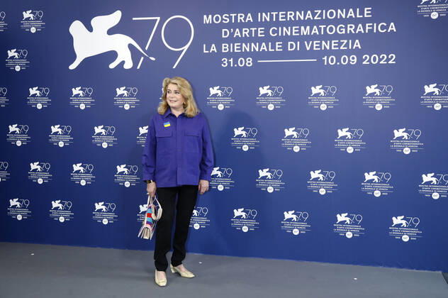 Catherine Deneuve at the photocall on the occasion of the award of the Golden Lion for Lifetime Achievement at the Biennale di Venezia 2022 79 Venice International Film Festival at Palazzo del Casino Venice, 31 08 2022. Foto:xD.xBedrosianx xFuturexImage