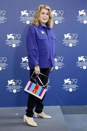 Catherine Deneuve at the photocall on the occasion of the award of the Golden Lion for Lifetime Achievement at the Biennale di Venezia 2022 79 Venice International Film Festival at Palazzo del Casino Venice, 31 08 2022. Foto:xD.xBedrosianx xFuturexImage