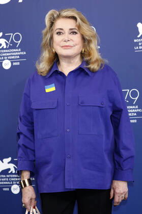 Catherine Deneuve at the photocall on the occasion of the award of the Golden Lion for Lifetime Achievement at the Biennale di Venezia 2022 79 Venice International Film Festival at Palazzo del Casino Venice, 31 08 2022. Foto:xD.xBedrosianx xFuturexImage