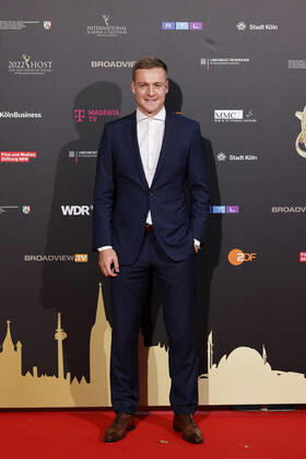 Soccer coach Felix Kroos at the Cologne Emmy Cocktail 2022 on the occasion of the 16 Cologne Jury Meeting of the International Emmy at Arff Castle Cologne, 31 08 2022 NRW Germany. Copyright: xChristophxHardtx