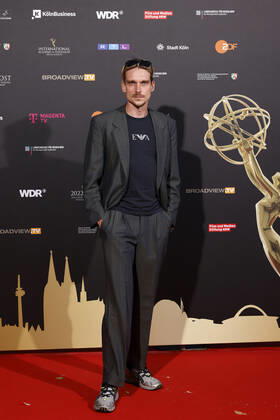 Actor Daniel Sträßer at the Cologne Emmy Cocktail 2022 on the occasion of the 16 Cologne Jury Meeting of the International Emmy at Arff Castle Cologne, 31 08 2022 NRW Germany Copyright: xChristophxHardtx