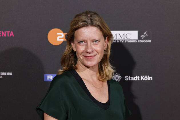 Actress Caroline Peters at the Cologne Emmy Cocktail 2022 on the occasion of the 16 Cologne Jury Meeting of the International Emmy at Arff Castle Cologne, 31 08 2022 NRW Germany Copyright: xChristophxHardtx