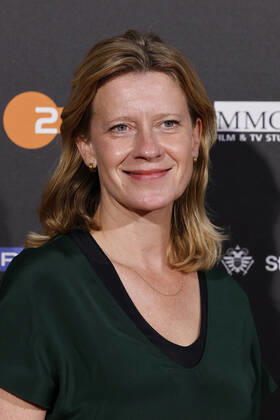 Actress Caroline Peters at the Cologne Emmy Cocktail 2022 on the occasion of the 16 Cologne Jury Meeting of the International Emmy at Arff Castle Cologne, 31 08 2022 NRW Germany Copyright: xChristophxHardtx