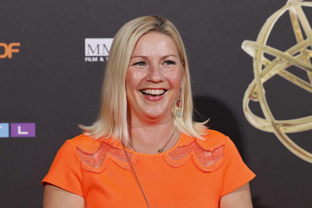 TV presenter Aleksandra Bechtel at the Cologne Emmy Cocktail 2022 on the occasion of the 16 Cologne Jury Session of the International Emmy at Arff Castle Cologne, 31 08 2022 NRW Germany Copyright: xChristophxHardtx
