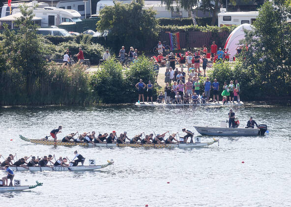 Dragon Boat Cup 2022 at the Allersee Wolfsburg, Impresions Wolfsburg