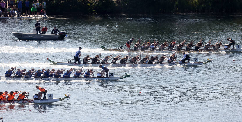 Dragon Boat Cup 2022 at the Allersee Wolfsburg, Impresions Wolfsburg