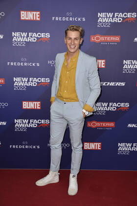 Lukas Sauer at the Bunte New Faces Award STYLE in Berlin 08 09 2022
