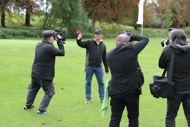 28 Tabaluga Golf Cup Michael Roll and Start Cannon, Tutzing Bavaria Germany Golf Course Tutzing