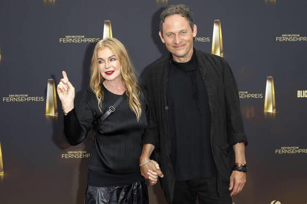 Inga Humpe with partner Tommi Eckart of 2raumwohnung at the German Television Award 2022 The Night of the Creatives at Studio Ehrenfeld Cologne, 13 09 2022 Foto:xR.xSchmiegeltx xFuturexImage