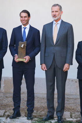 The King Presents The V Edition Of The camino Real Award To Rafa Nadal King Felipe VI presents the Camino Real Award to tennis player Rafael Nadal , during its fifth edition, at the auditorium of the University of Alcala, on 20 September, 2022 in Alcala de Henares, Madrid, Spain Madrid Spain  Copyright: xOscarxGonzalezx originalFilename: gonzalez-notitle220920_npHsQ
