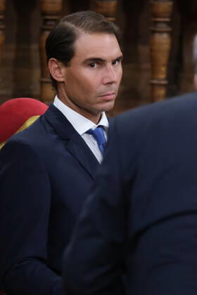 The King Presents The V Edition Of The camino Real Award To Rafa Nadal King Felipe VI presents the Camino Real Award to tennis player Rafael Nadal , during its fifth edition, at the auditorium of the University of Alcala, on 20 September, 2022 in Alcala de Henares, Madrid, Spain Madrid Spain  Copyright: xOscarxGonzalezx originalFilename: gonzalez-notitle220920_npiH2
