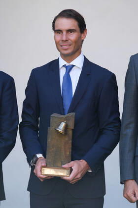 The King Presents The V Edition Of The camino Real Award To Rafa Nadal King Felipe VI presents the Camino Real Award to tennis player Rafael Nadal , during its fifth edition, at the auditorium of the University of Alcala, on 20 September, 2022 in Alcala de Henares, Madrid, Spain Madrid Spain  Copyright: xOscarxGonzalezx originalFilename: gonzalez-notitle220920_npMYB