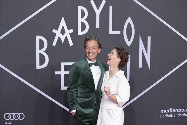 Volker Bruch, Liv Lisa Fries, Germany, Berlin, world premiere of the new season of the nationally and internationally acclaimed TV series BABYLON BERLIN, on September 20, 2022 at the Delphi Filmpalast.