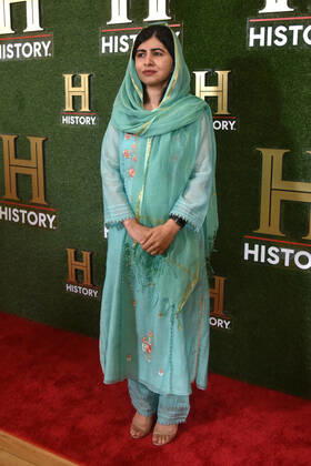 WASHINGTON, DC - SEPTEMBER 24: Malala Yousafzai at HISTORYTalks 2022: Your Place in History at DAR Constitution Hall in Washington, DC on September 24, 2022. Copyright: xPatsyxLynchx