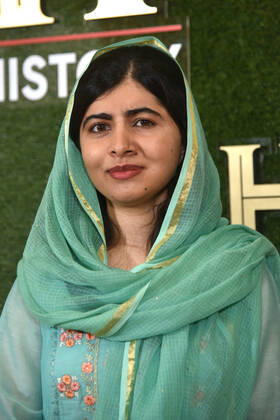 WASHINGTON, DC - SEPTEMBER 24: Malala Yousafzai at HISTORYTalks 2022: Your Place in History at DAR Constitution Hall in Washington, DC on September 24, 2022. Copyright: xPatsyxLynchx