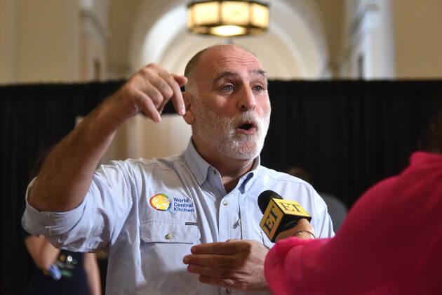 WASHINGTON, DC - SEPTEMBER 24: Jose Andres at HISTORYTalks 2022: Your Place in History at DAR Constitution Hall in Washington, DC on September 24, 2022. Copyright: xPatsyxLynchx