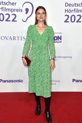 Josephin Busch at the award ceremony of the 20 German Hearing Film Award 2022 in the Bolle Festsäle at the Spree Bogen Berlin, 27 09 2022 Foto:xN.xKubelkax xFuturexImage