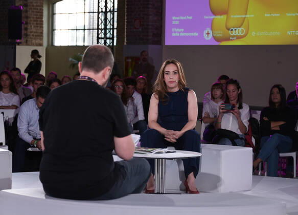 Milan, Italy Wired Next Fest 2022 Fabbrica del Vapore guest Stella Assange wife of the founder of WikiLeaks on the theme The Future of Democracy In the picture: Stella Assange  Copyright: xNickxZonnax xipa-agency.netx xNickxZonnax
