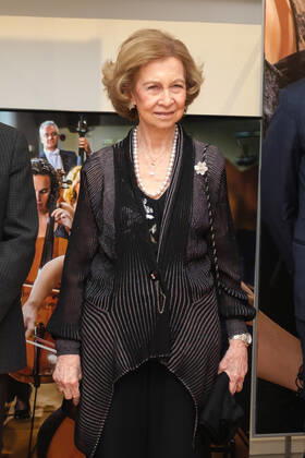 October 13, 2022, Madrid, Spain: Queen Sofia attends the presentation of the XXXIX Queen Sofia Award for Musical Composition to Nuria Nunez for her work Enjambres at the Teatro Monumental in Madrid. Madrid Spain - ZUMAs197 20221013_zaa_s197_124 Copyright: xAtilanoxGarciax