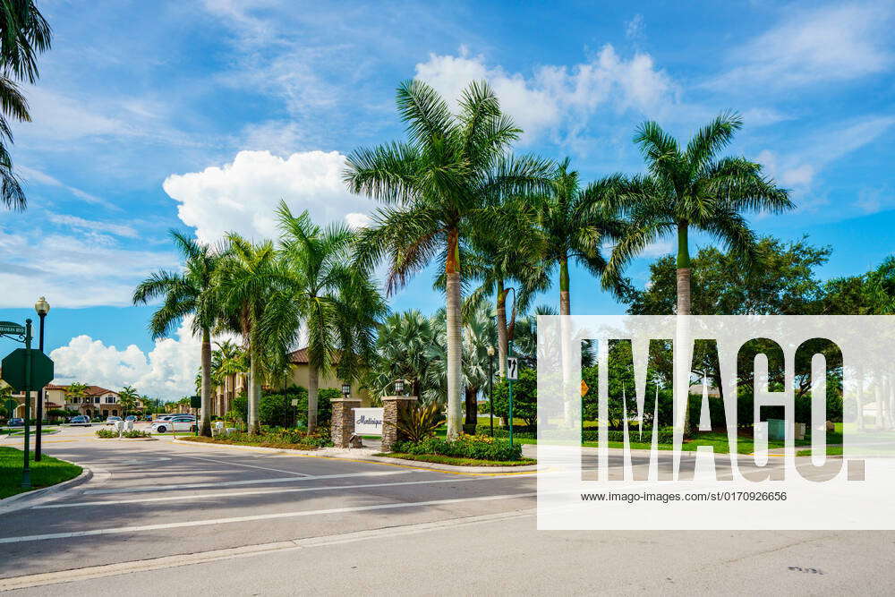 Entrance gate to Martinique housing community Homestead FL Miami, FL
