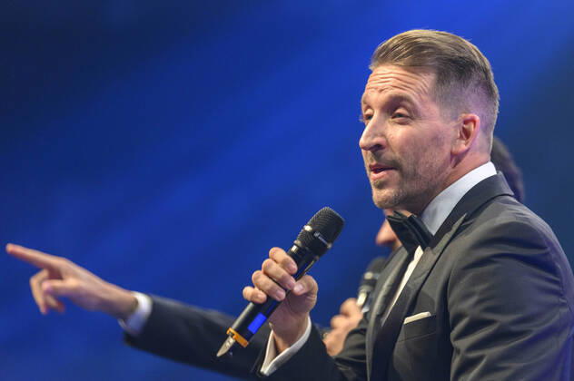 Tom Marks from Vintage Vegas live at the 10 Ball of Entrepreneurs 2022 in Hall 3C of NürnbergMesse Nuremberg, 15 10 202323 Foto:xD.xAnoraganingrumx xFuturexImage