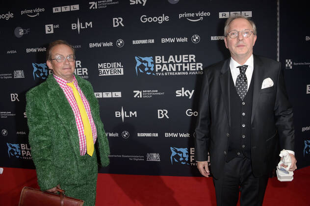 Wigald Boning and Olli Dittrich at the presentation of the Blue Panther TV Streaming Award 2022 at BMW Welt Munich, 19 10 2022 Foto:xF.xKernx xFuturexImage