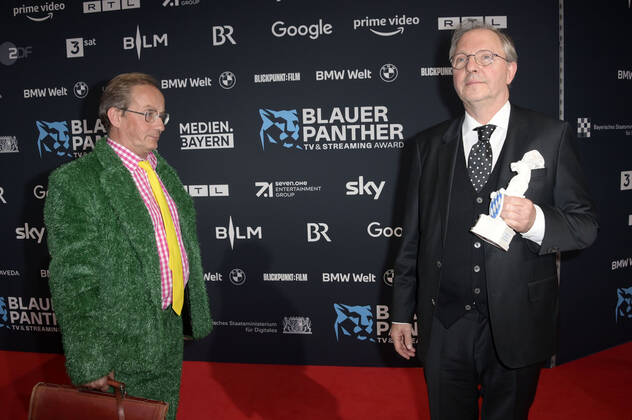 Wigald Boning and Olli Dittrich at the presentation of the Blue Panther TV Streaming Award 2022 at BMW Welt Munich, 19 10 2022 Foto:xF.xKernx xFuturexImage