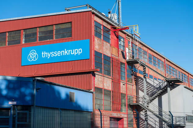 Shield Marine System Location Kiel of the naval shipbuilding company ThyssenKrupp